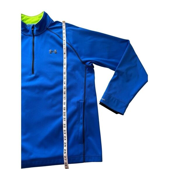 Under Armour Storm infrared 1/4 zip soft shell jacket in royal blue - XL - Picture 6 of 8
